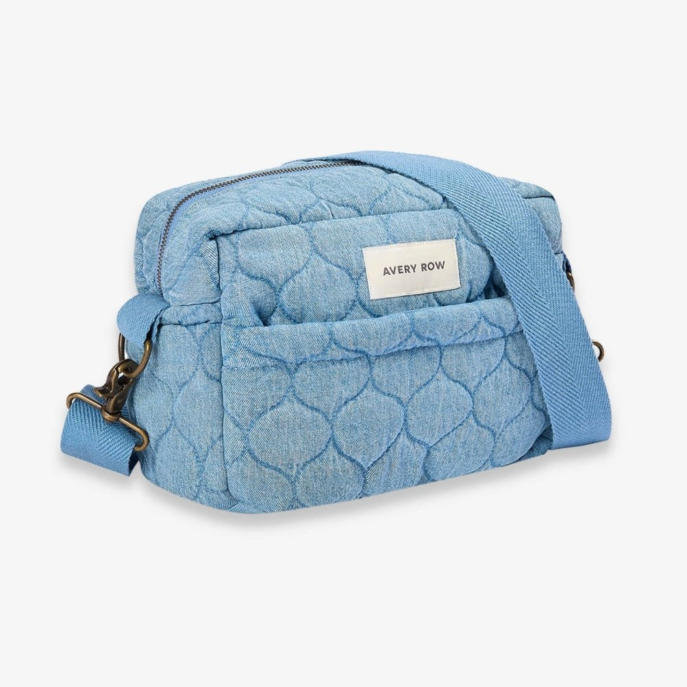 Pram Organiser Bag - Denim – Changing Bags & Travel Changing Mats for children, available at Learning Bugs UK