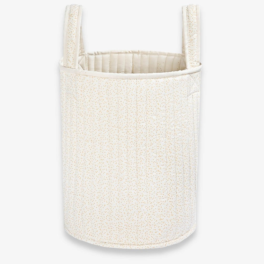 Large Quilted Storage Basket - Wild Chamomile / Daisy Meadow – Storage for children, available at Learning Bugs UK