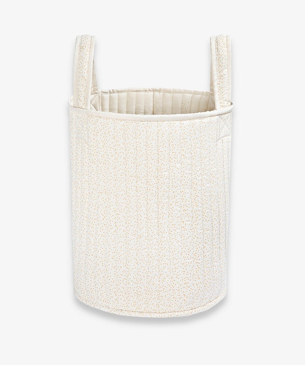 Large Quilted Storage Basket - Wild Chamomile / Daisy Meadow – Storage for children, available at Learning Bugs UK
