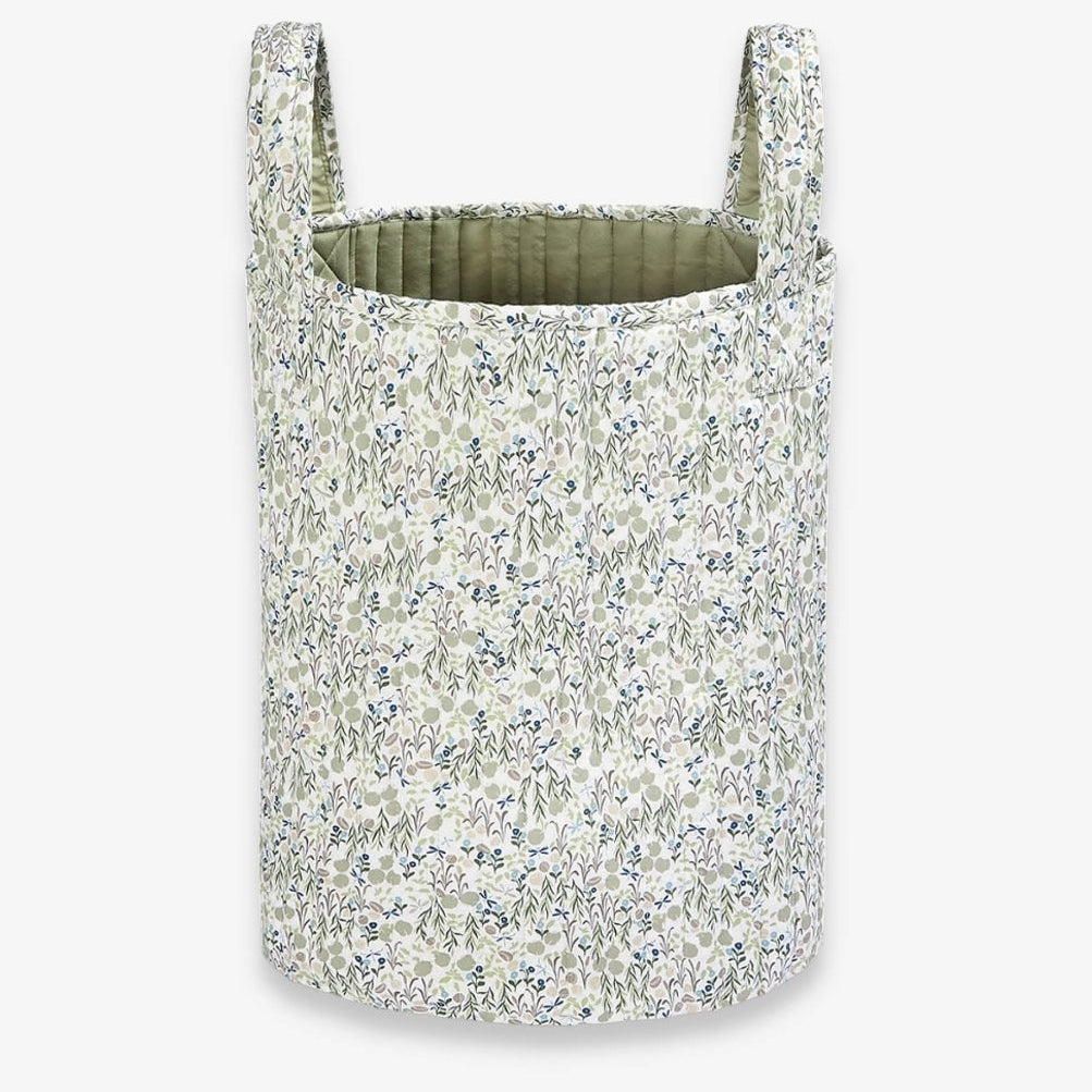 Large Quilted Storage Basket - Riverbank / Willow – Storage for children, available at Learning Bugs UK