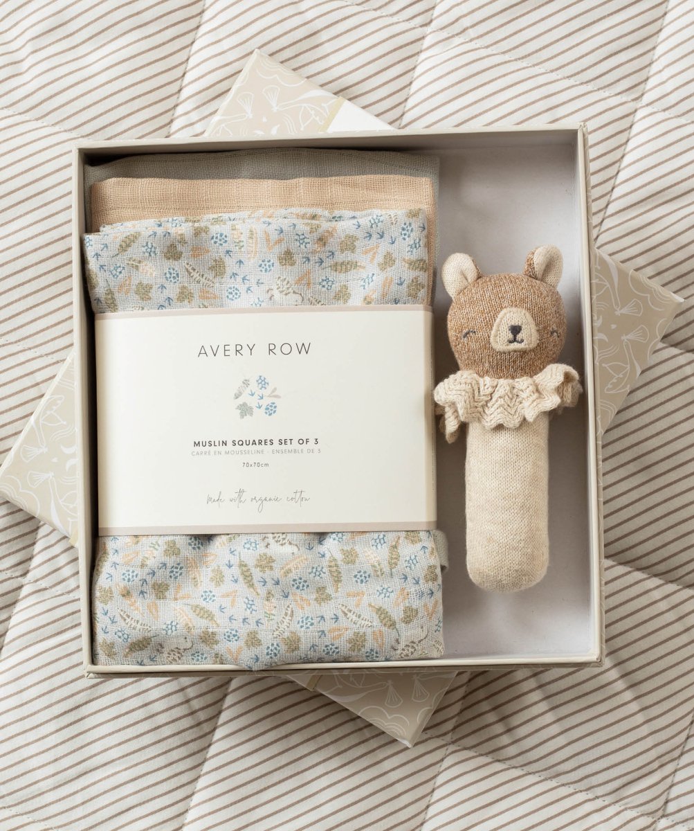 Rattle & Care New Baby Gift Set - Nature Trail – for children, available at Learning Bugs UK