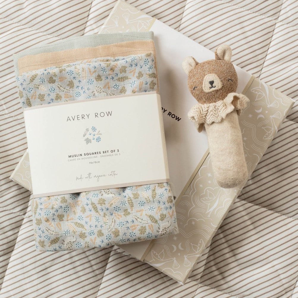 Rattle & Care New Baby Gift Set - Nature Trail – for children, available at Learning Bugs UK