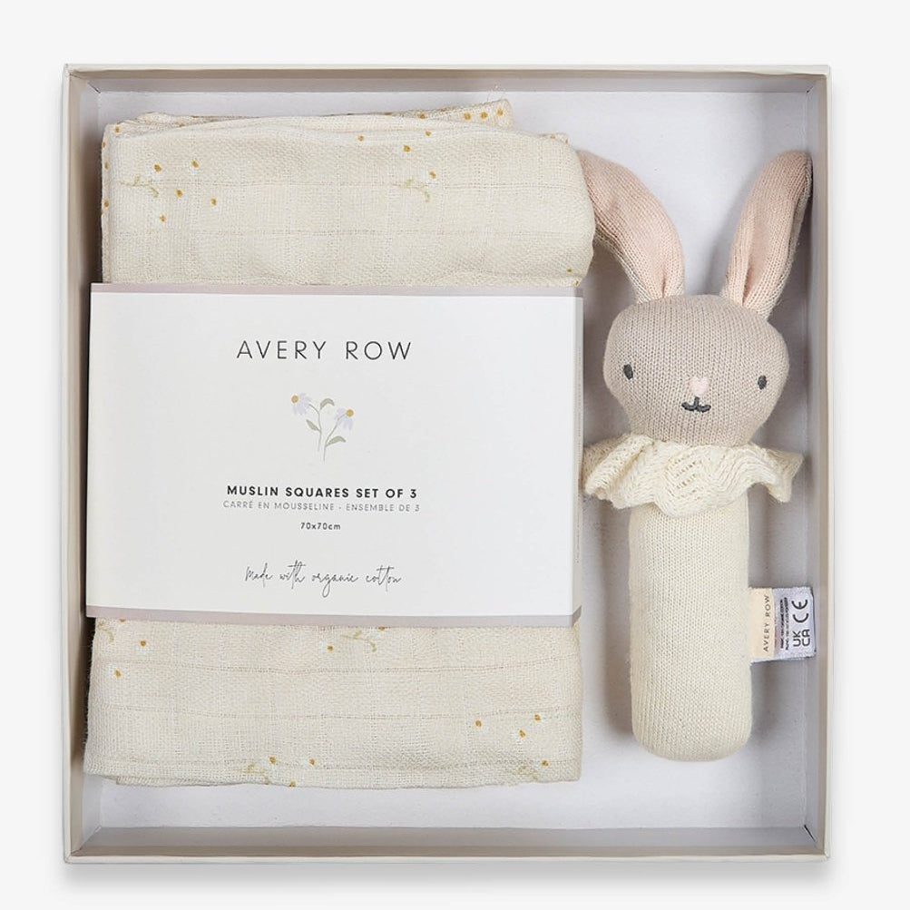Rattle & Care New Baby Gift Set - Chamomile – for children, available at Learning Bugs UK