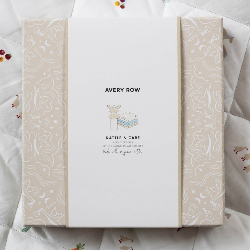 Rattle & Care New Baby Gift Set - Little Farm – for children, available at Learning Bugs UK