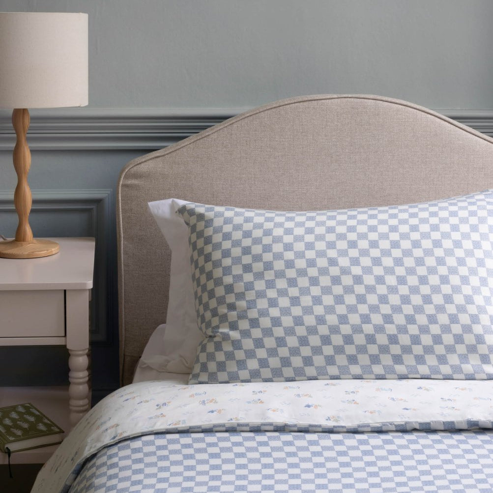 Organic Cotton Single Bedding Set - Waves – Bedding for children, available at Learning Bugs UK