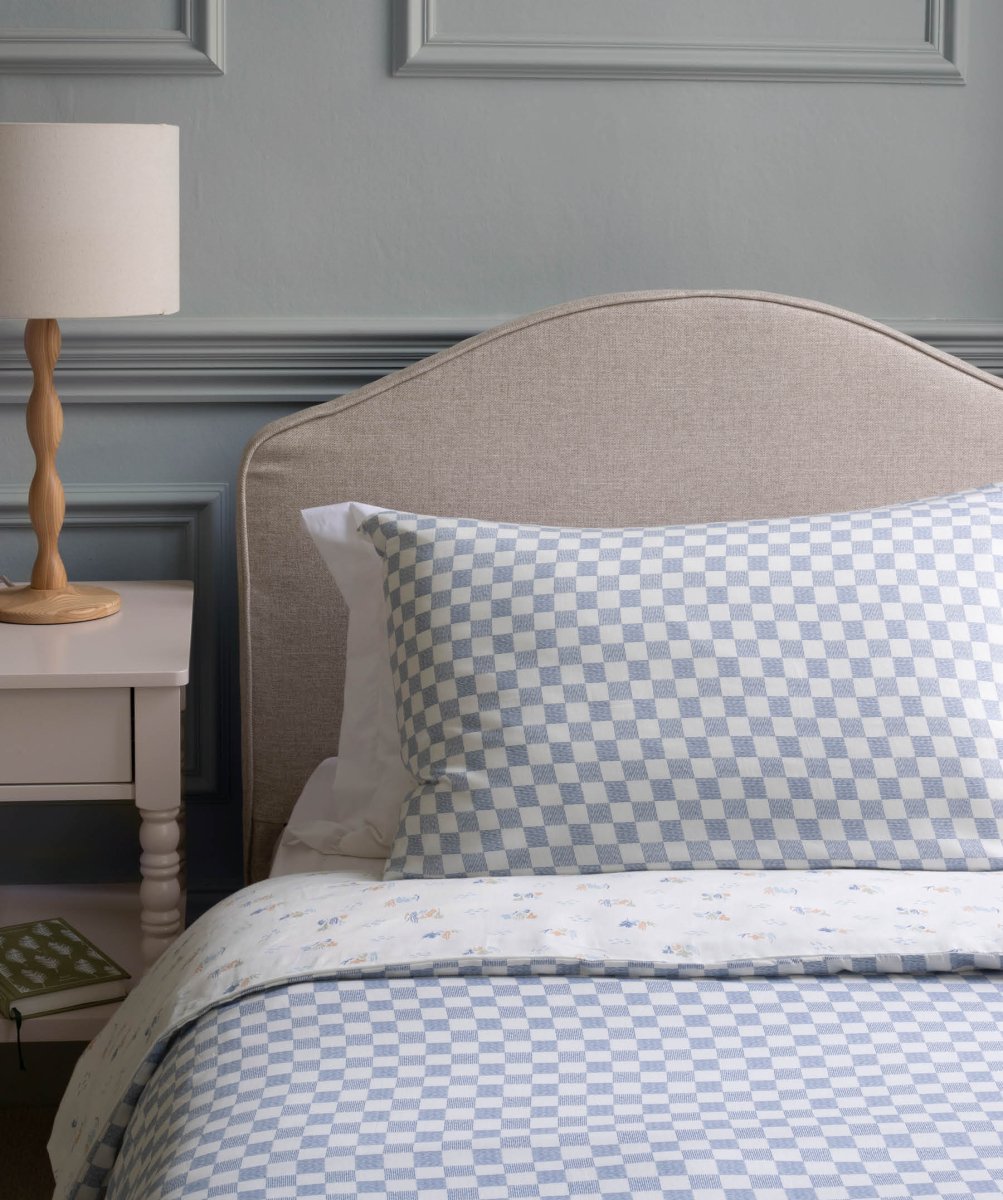 Organic Cotton Single Bedding Set - Waves – Bedding for children, available at Learning Bugs UK