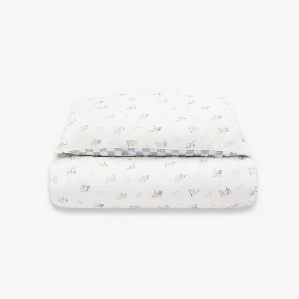 Organic Cotton Single Bedding Set - Waves – Bedding for children, available at Learning Bugs UK