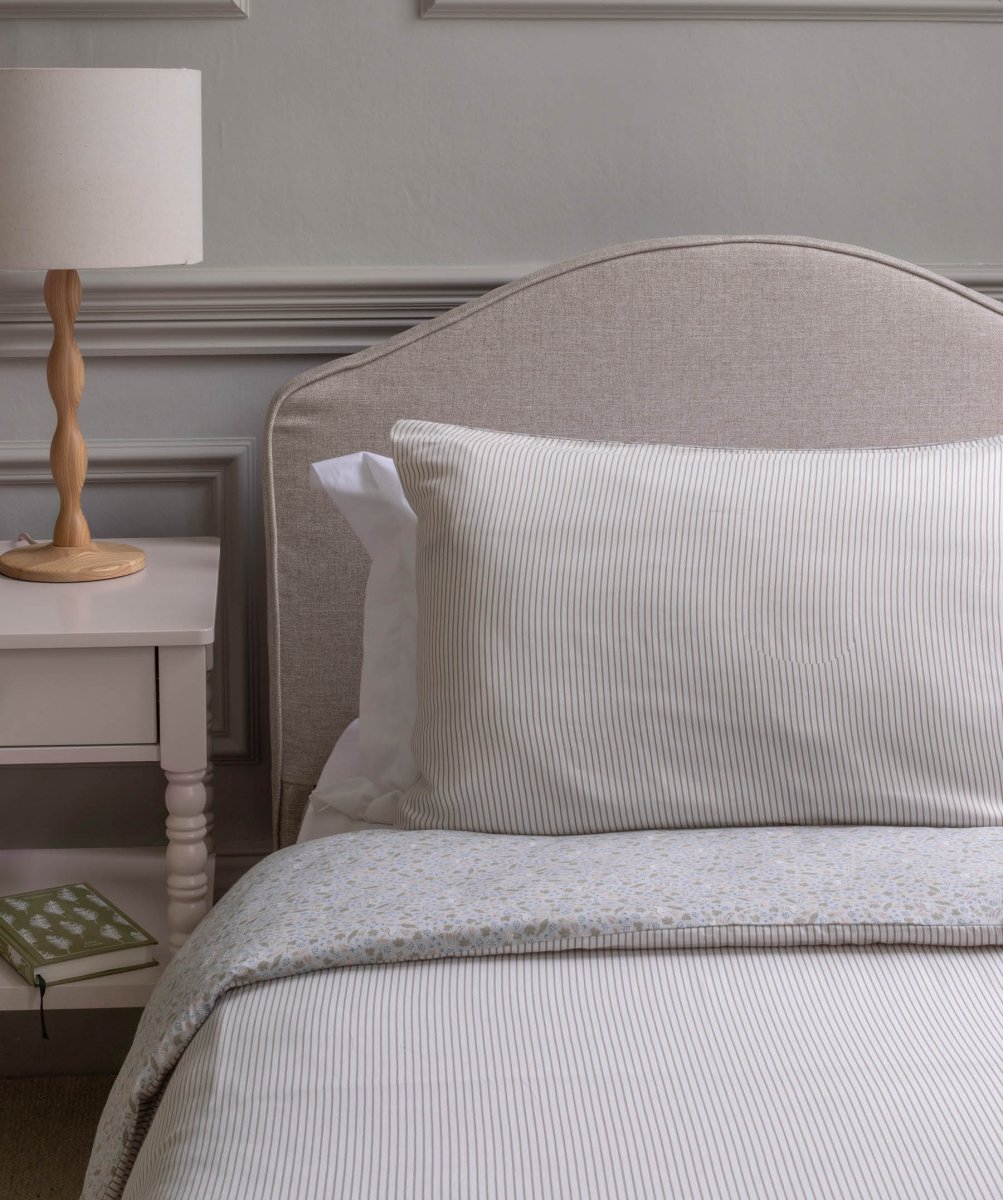 Organic Cotton Single Bedding Set - Stripe – Bedding for children, available at Learning Bugs UK
