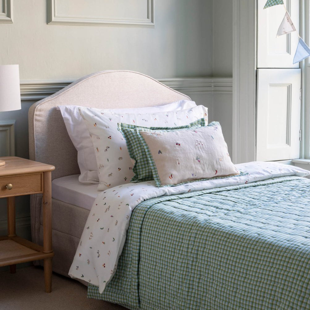 Organic Cotton Single Bedding Set - Little Farm – Bedding for children, available at Learning Bugs UK