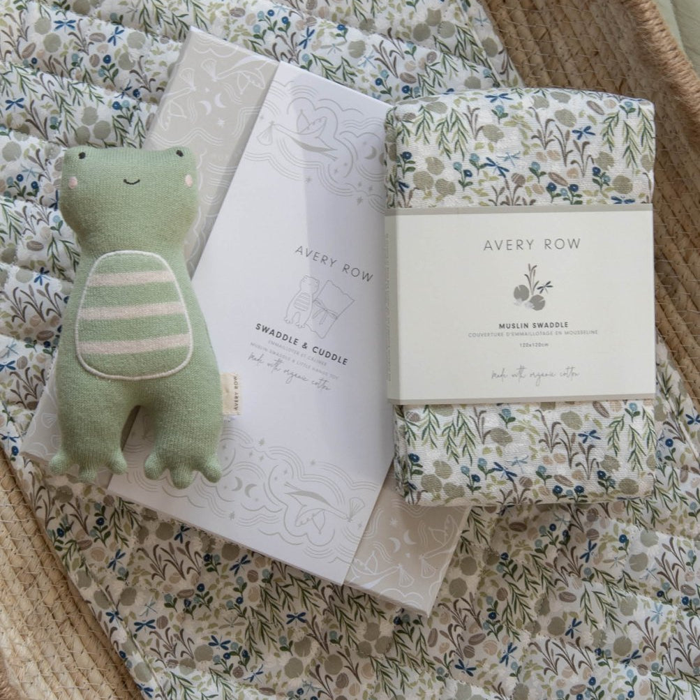 Swaddle & Cuddle New Baby Gift Set - Riverbank – for children, available at Learning Bugs UK