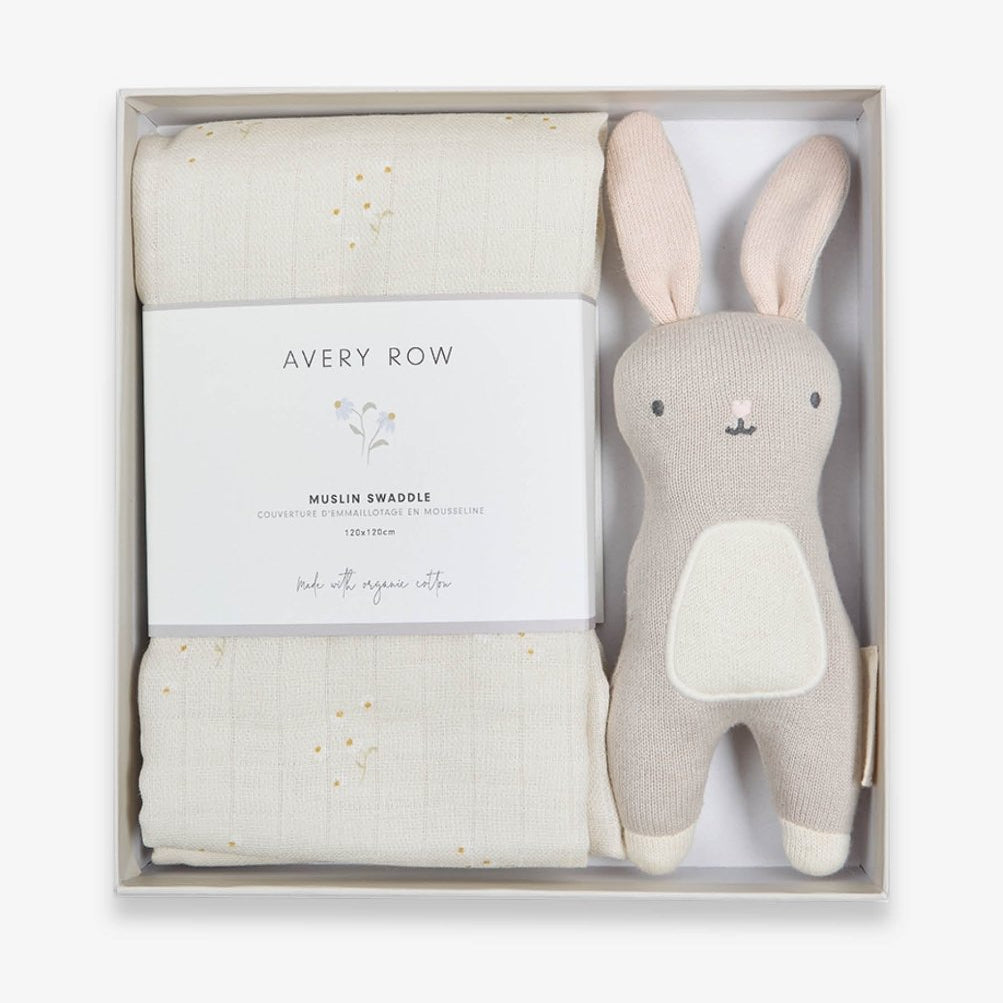 Swaddle & Cuddle New Baby Gift Set - Chamomile – for children, available at Learning Bugs UK