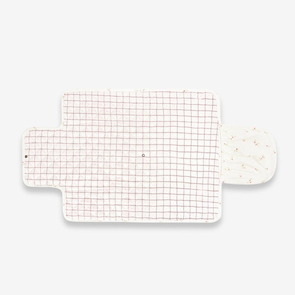 Cotton Travel Baby Changing Mat - Anemone – Changing Bags & Travel Changing Mats for children, available at Learning Bugs UK