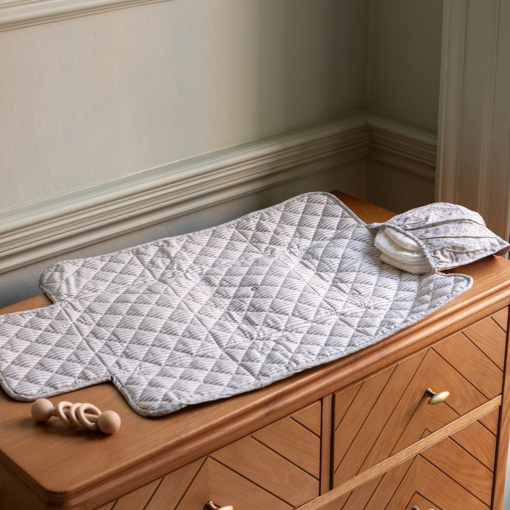 Cotton Travel Baby Changing Mat - Nature Trail – Changing Bags & Travel Changing Mats for children, available at Learning Bugs UK