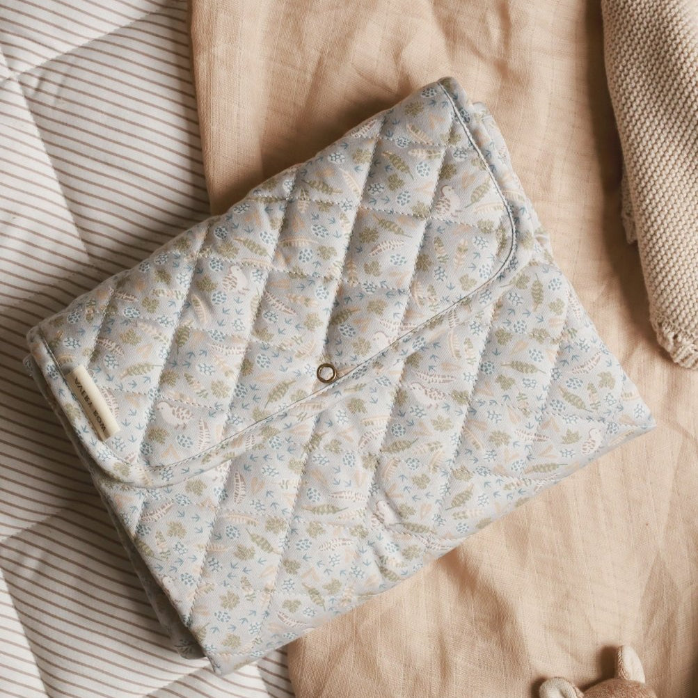 Cotton Travel Baby Changing Mat - Nature Trail – Changing Bags & Travel Changing Mats for children, available at Learning Bugs UK
