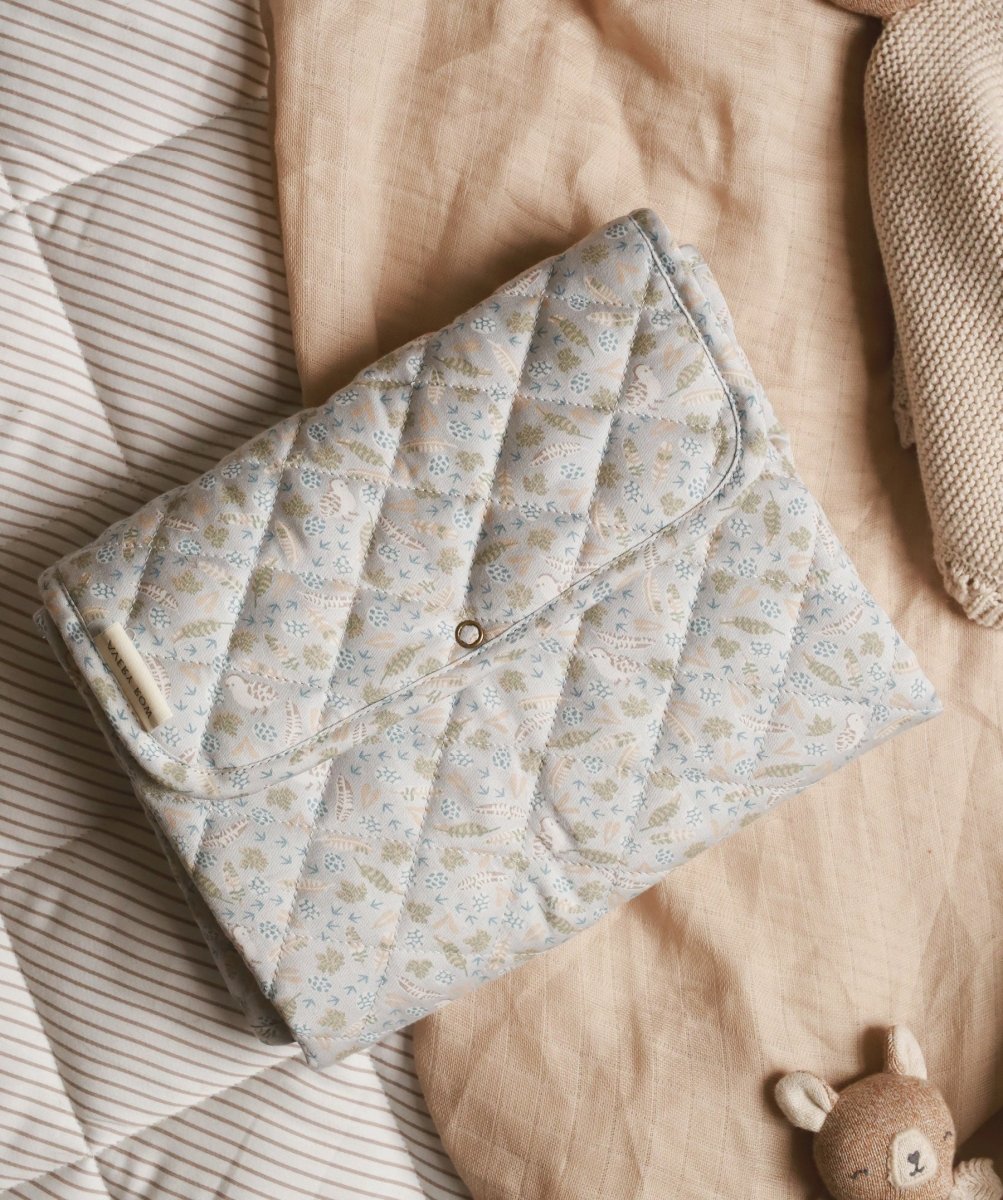 Cotton Travel Baby Changing Mat - Nature Trail – Changing Bags & Travel Changing Mats for children, available at Learning Bugs UK