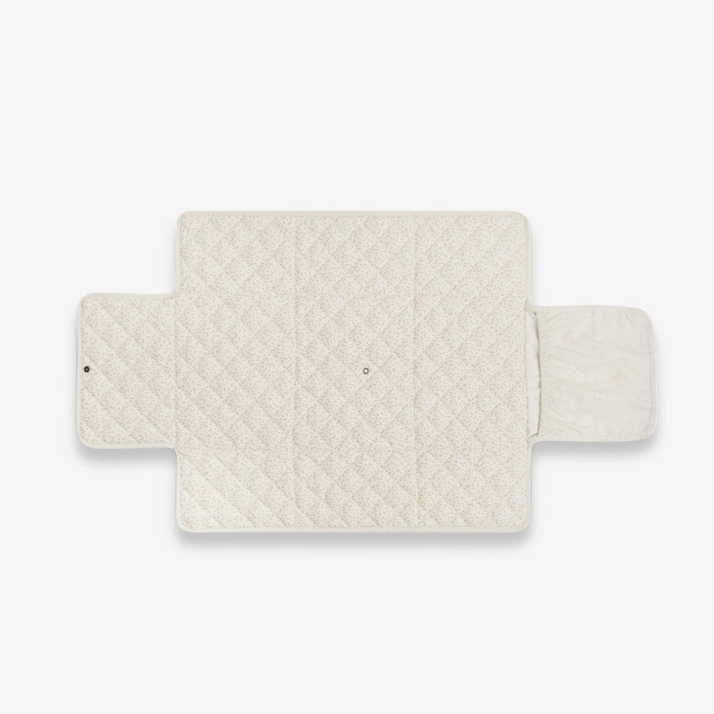 Cotton Travel Baby Changing Mat - Wild Chamomile – Changing Bags & Travel Changing Mats for children, available at Learning Bugs UK