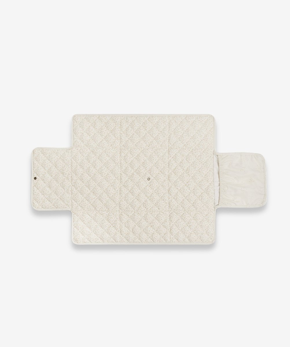 Cotton Travel Baby Changing Mat - Wild Chamomile – Changing Bags & Travel Changing Mats for children, available at Learning Bugs UK