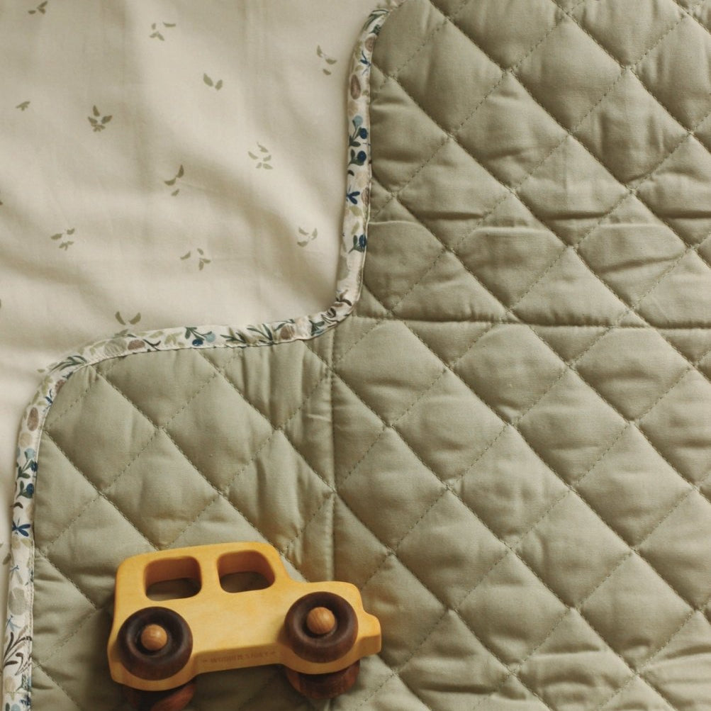 Cotton Travel Baby Changing Mat - Riverbank – Changing Bags & Travel Changing Mats for children, available at Learning Bugs UK
