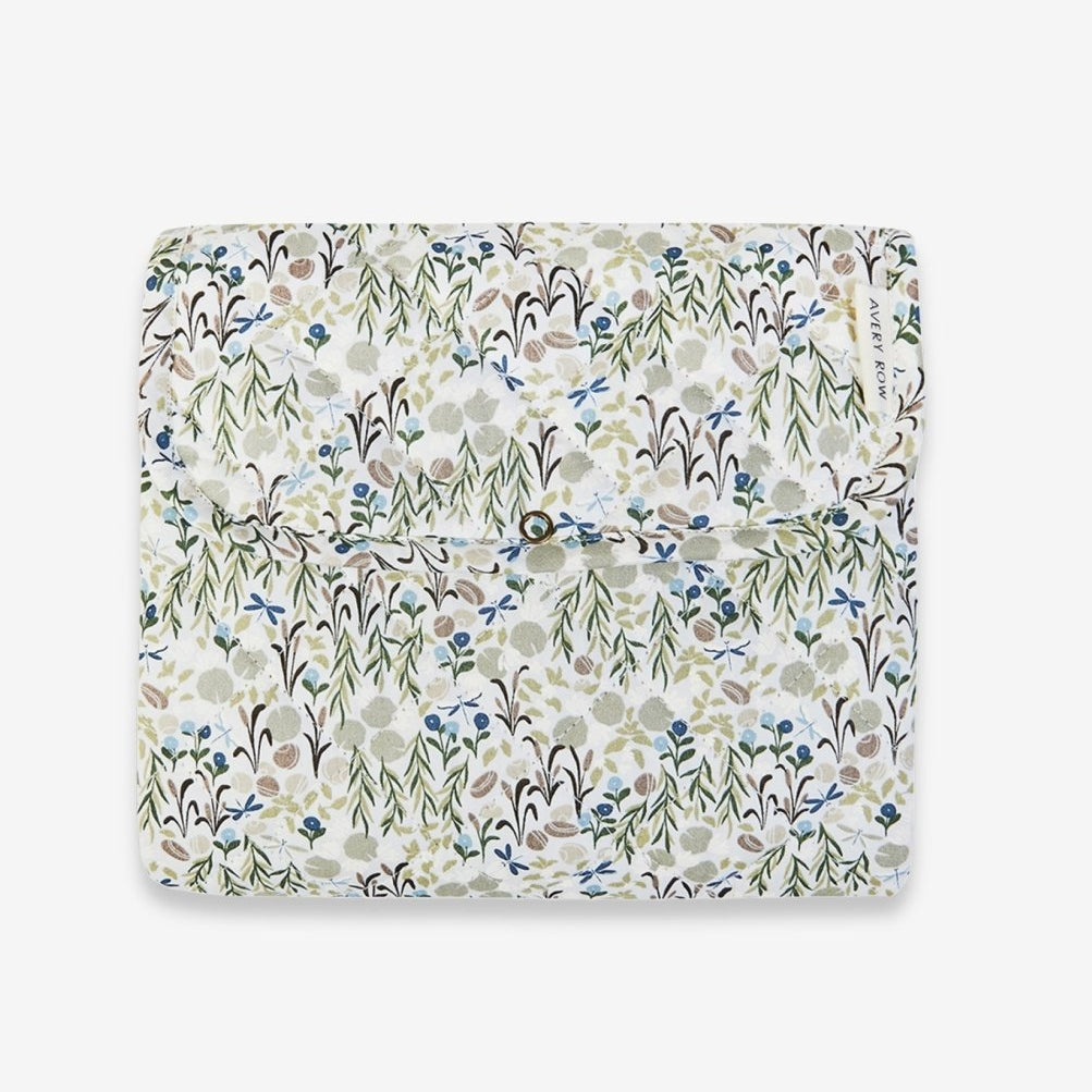 Cotton Travel Baby Changing Mat - Riverbank – Changing Bags & Travel Changing Mats for children, available at Learning Bugs UK