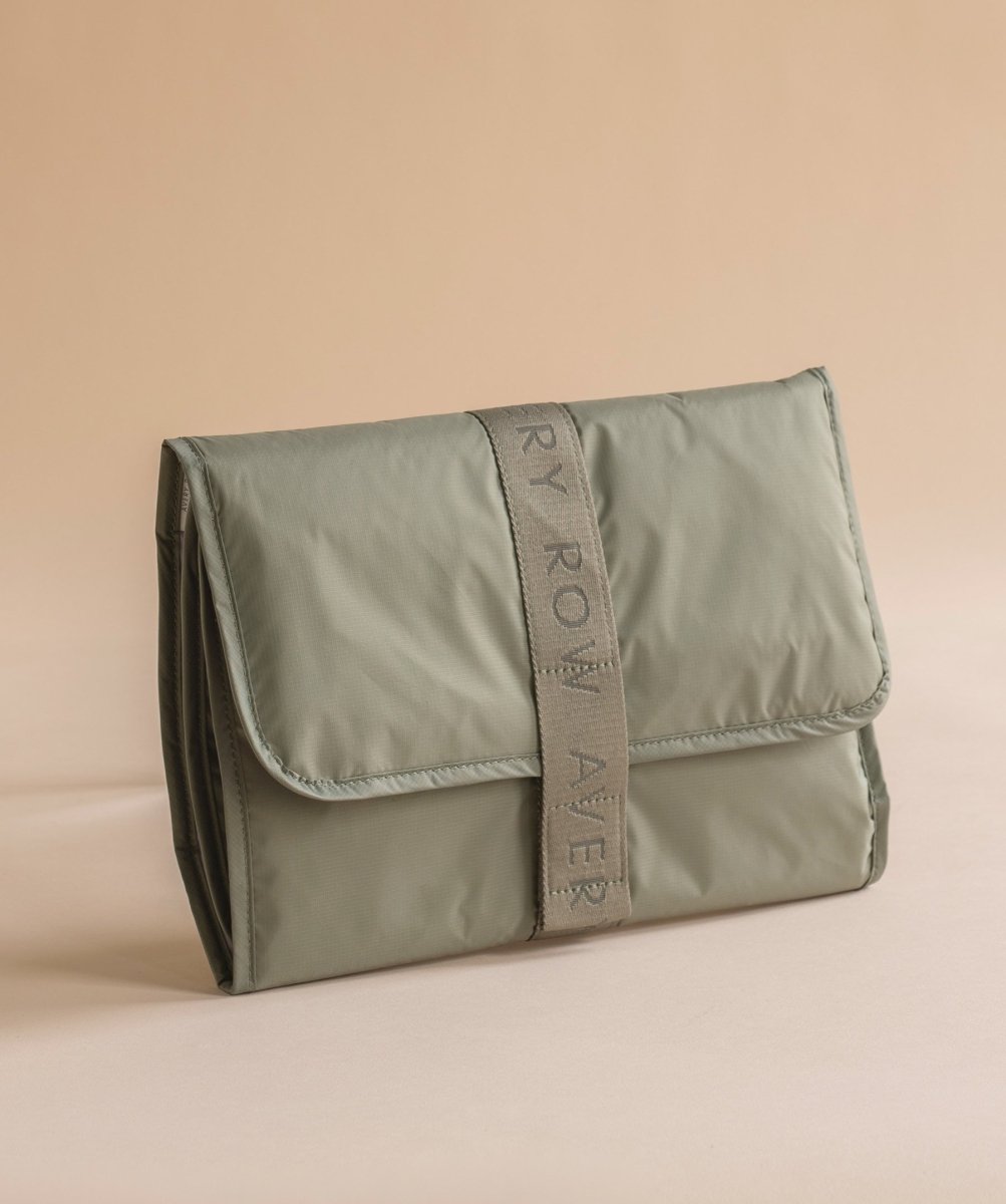 Recycled Nylon Travel Baby Changing Mat - Olive – Changing Bags & Travel Changing Mats for children, available at Learning Bugs UK