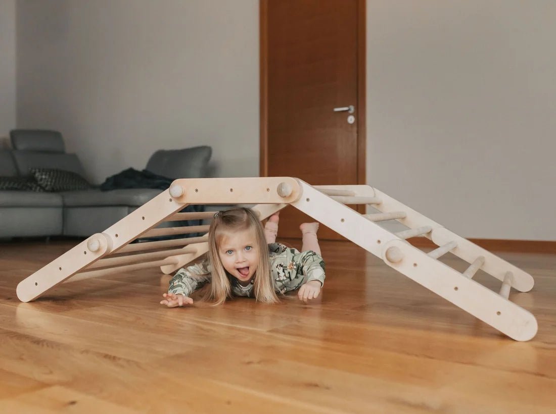 FIPITRI Pikler Triangle, 5 Segment Modifiable Climbing Frame – Climbing Frame for children, available at Learning Bugs UK