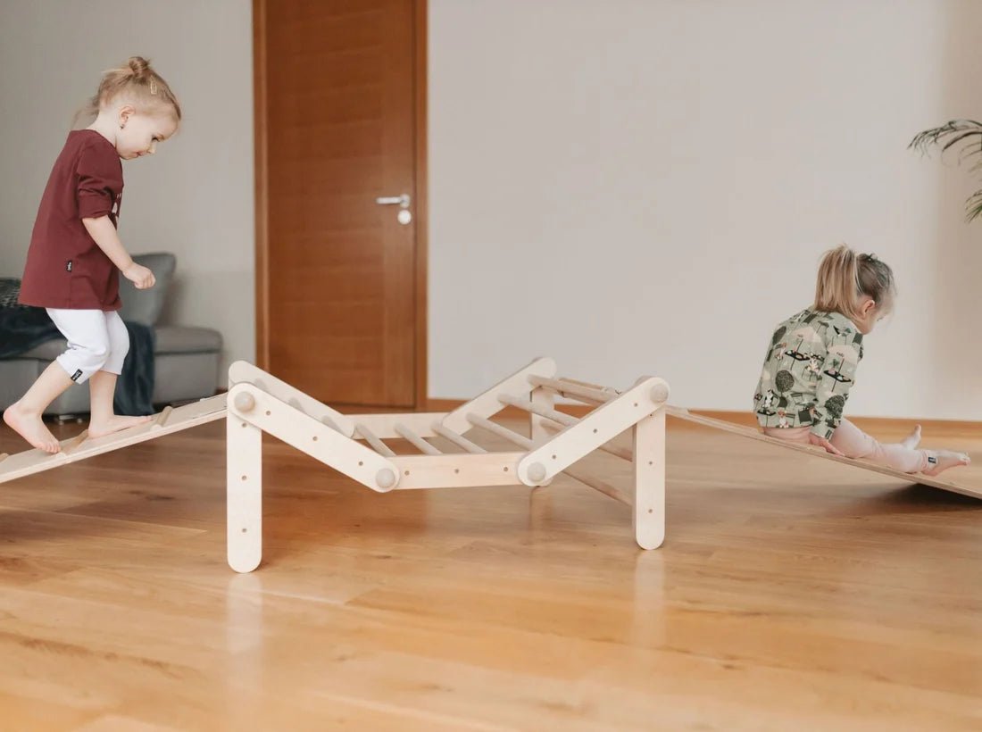 FIPITRI Pikler Triangle, 5 Segment Modifiable Climbing Frame – Climbing Frame for children, available at Learning Bugs UK