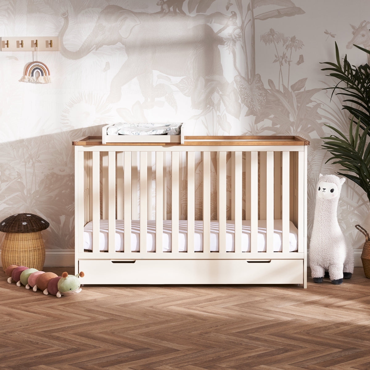 Obaby Evie Cot Top Changer - Cashmere