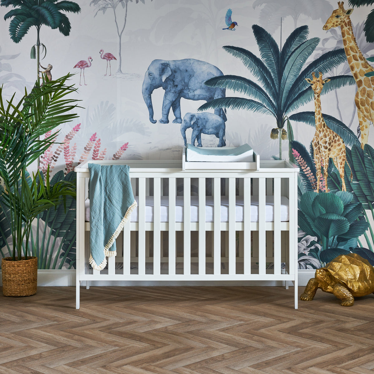 Obaby Cot Top Changer - White