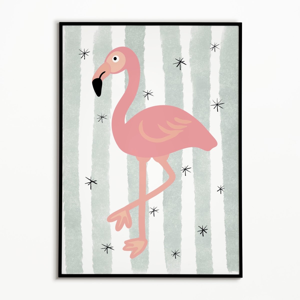 Flamingo print – for children, available at Learning Bugs UK