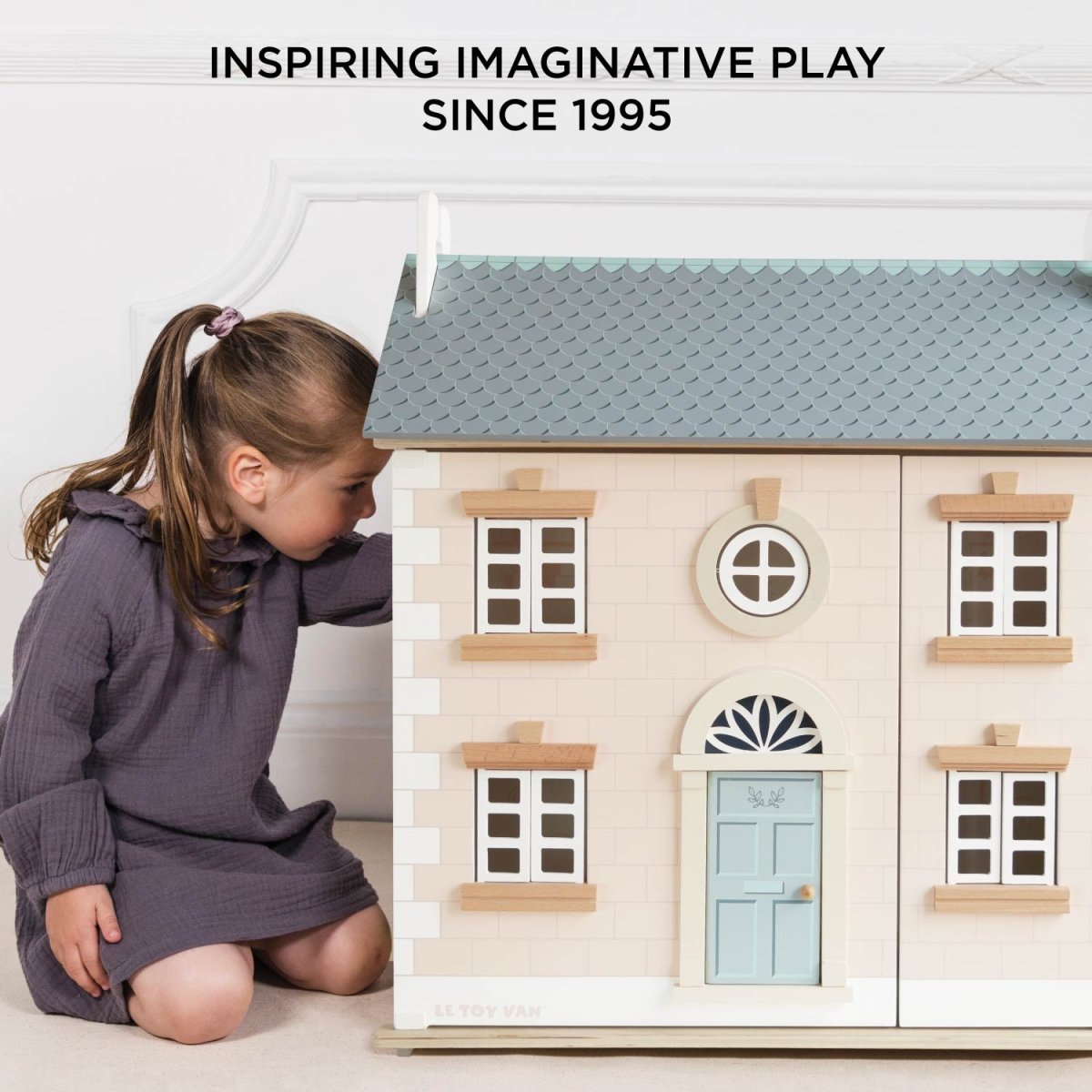 Bay Tree Wooden Dolls House – Dollhouses for children, available at Learning Bugs UK