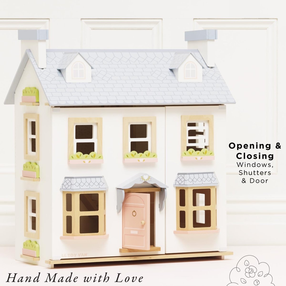 Mayberry Manor Wooden Dolls House – Dollhouses for children, available at Learning Bugs UK