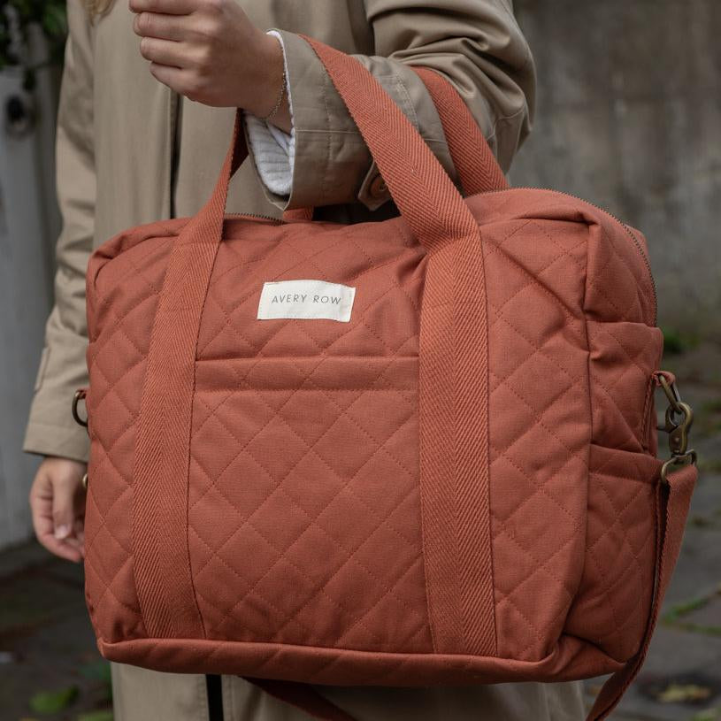 Baby Changing Bag - Cinnamon – Changing Bags & Travel Changing Mats for children, available at Learning Bugs UK