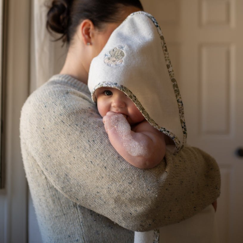 Buy Hooded Towel - Baby - Riverbank | Towelling for kids by Learning Bugs UK