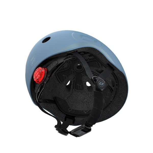 Scoot and Ride Kids Helmet with LED Safety Light - 5 colours – HELMET for children, available at Learning Bugs UK