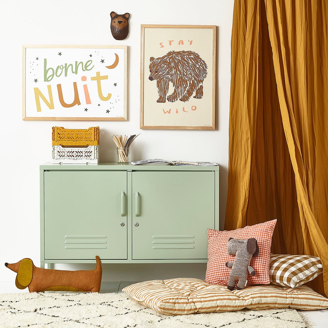 Hibou Design Bonne Nuit Art Print - Autumn – Fine art for children, available at Learning Bugs UK