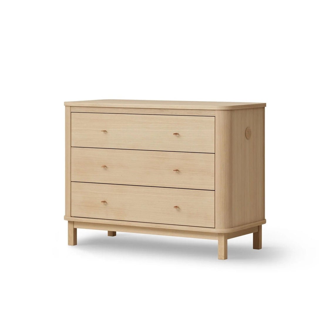 Oliver Furniture Wood Dresser 3 Drawers - Oak – Chest of Drawers for children, available at Learning Bugs UK