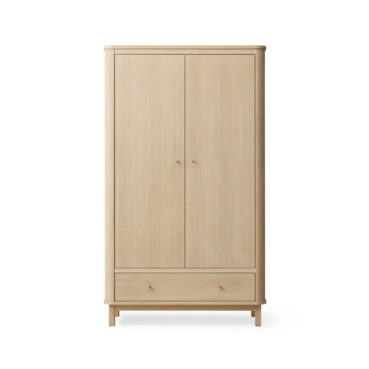Oliver Furniture Wood Wardrobe 2 Doors - Oak – Wardrobes for children, available at Learning Bugs UK