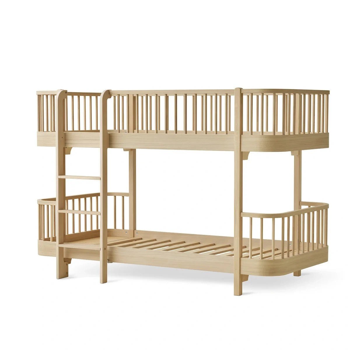 Oliver Furniture Wood Original Low Bunk Bed - Oak – Bunk Beds for children, available at Learning Bugs UK