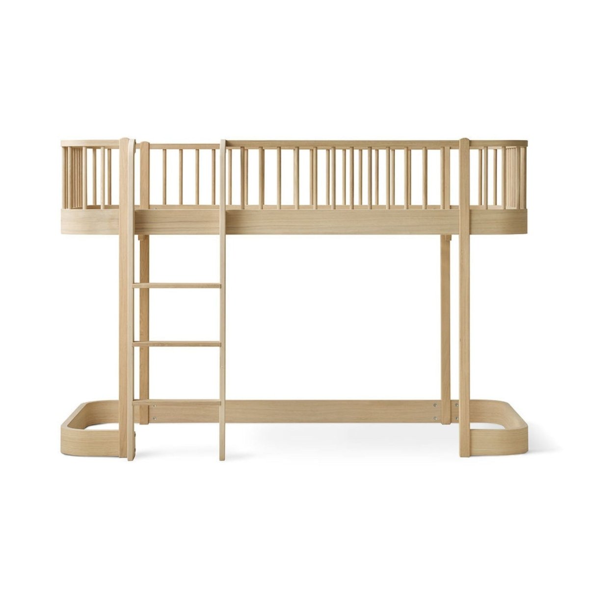 Oliver Furniture Wood Original Low Loft Bed - Oak