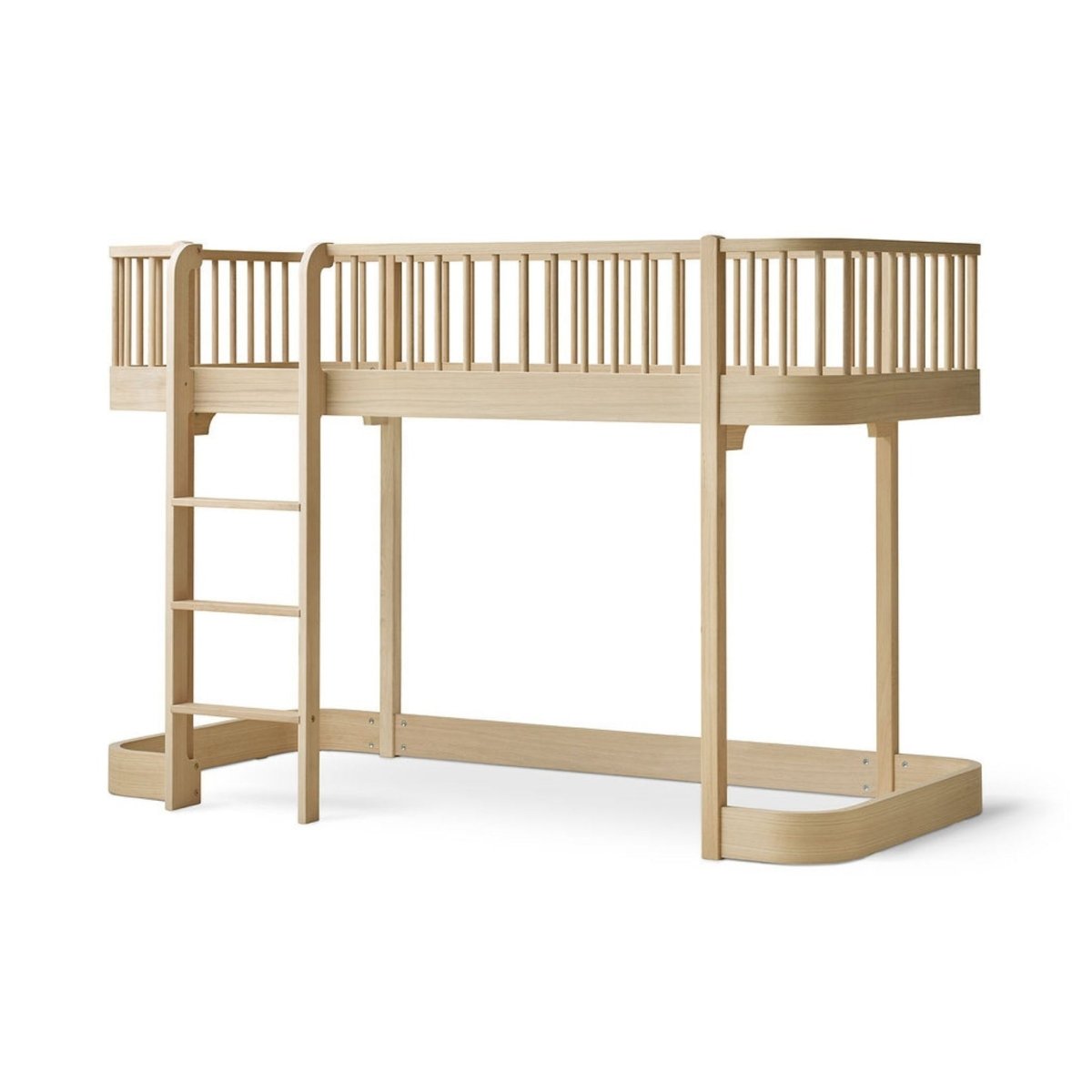 Oliver Furniture Wood Original Low Loft Bed - Oak, view 3