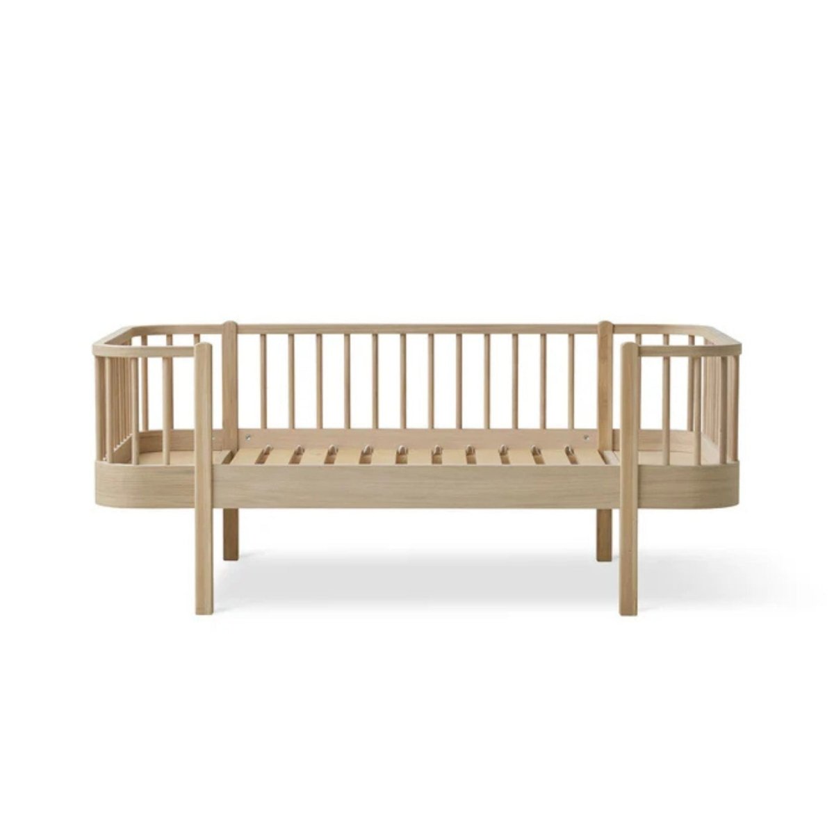 Oliver Furniture Wood Original Junior Day Bed - Oak – Junior Beds for children, available at Learning Bugs UK