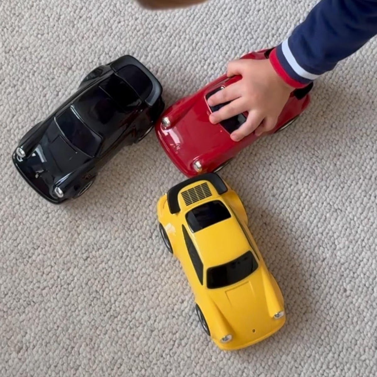 Porsche 911 Racing Car Yellow Toy Car – Licensed Toy Vehicles for children, available at Learning Bugs UK