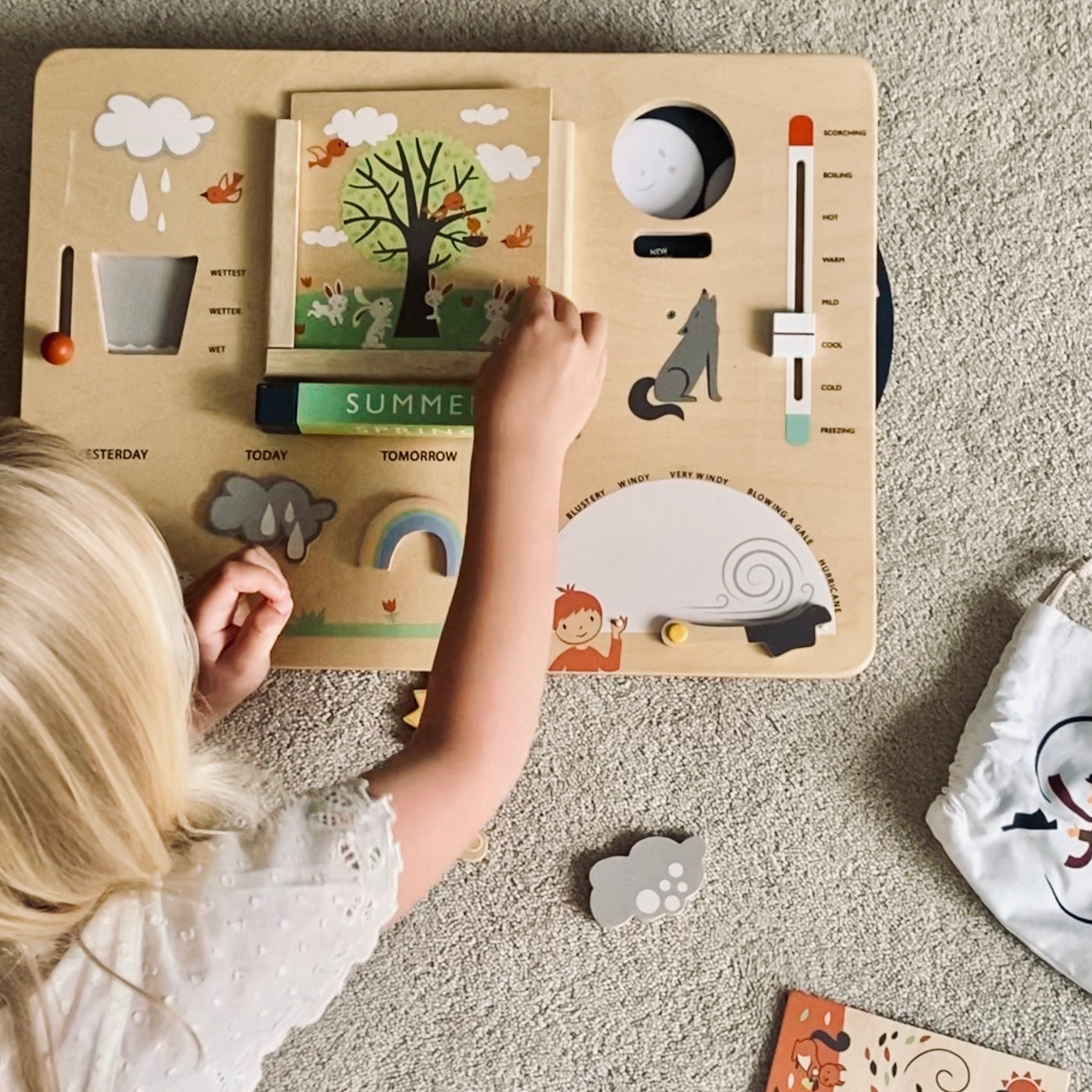 Buy Weather Watch Busy Board | Busy board for kids by Learning Bugs UK