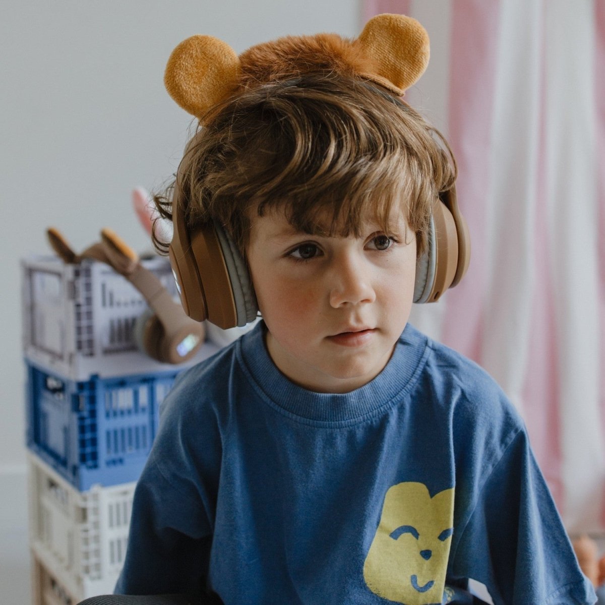 KIDYEARS Bluetooth Headphones Lion – Music & Sound for children, available at Learning Bugs UK