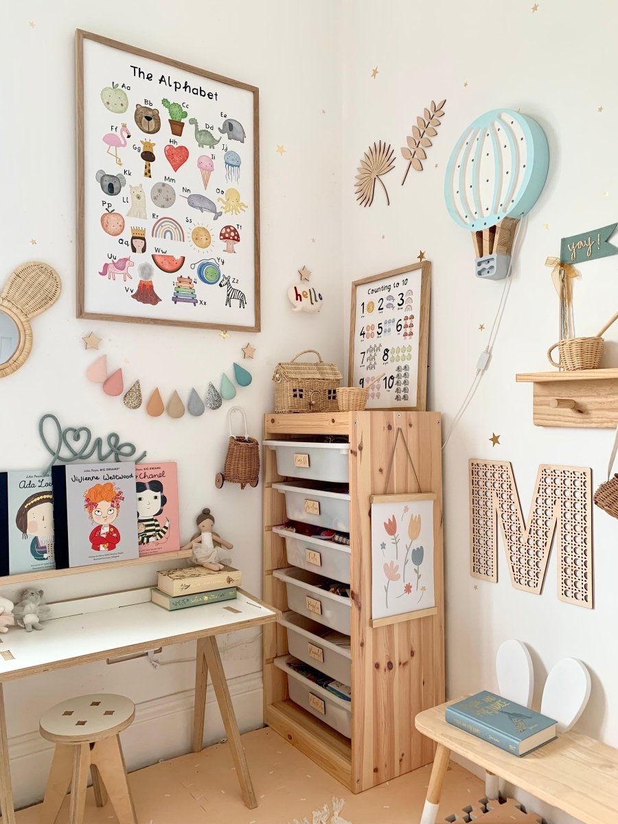 The Alphabet Print – for children, available at Learning Bugs UK