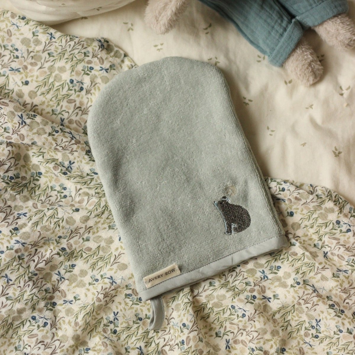 Bath Mitt - Bear – Towelling for children, available at Learning Bugs UK