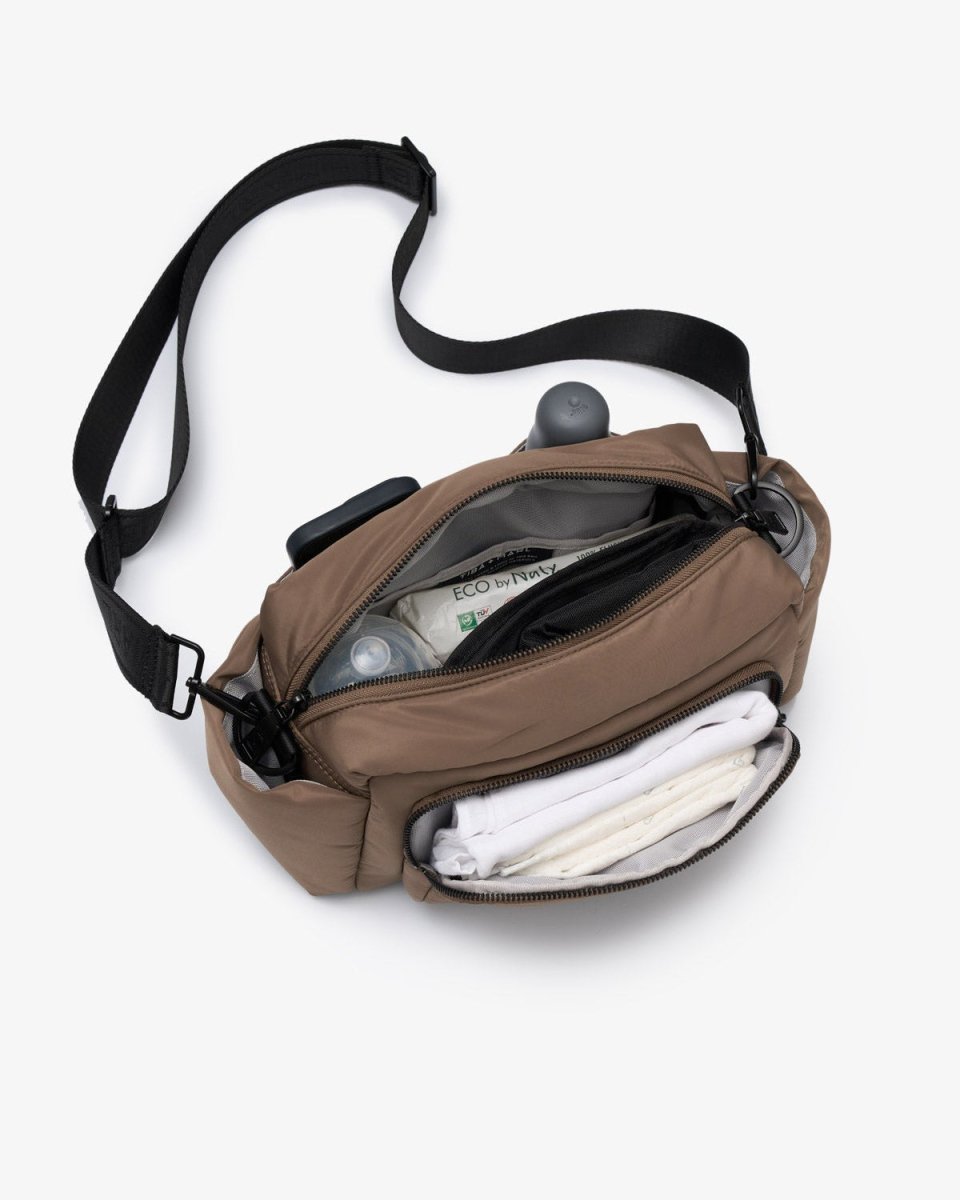 Inka Buggy Organiser Mocha Woven – Buggy Organiser for children, available at Learning Bugs UK