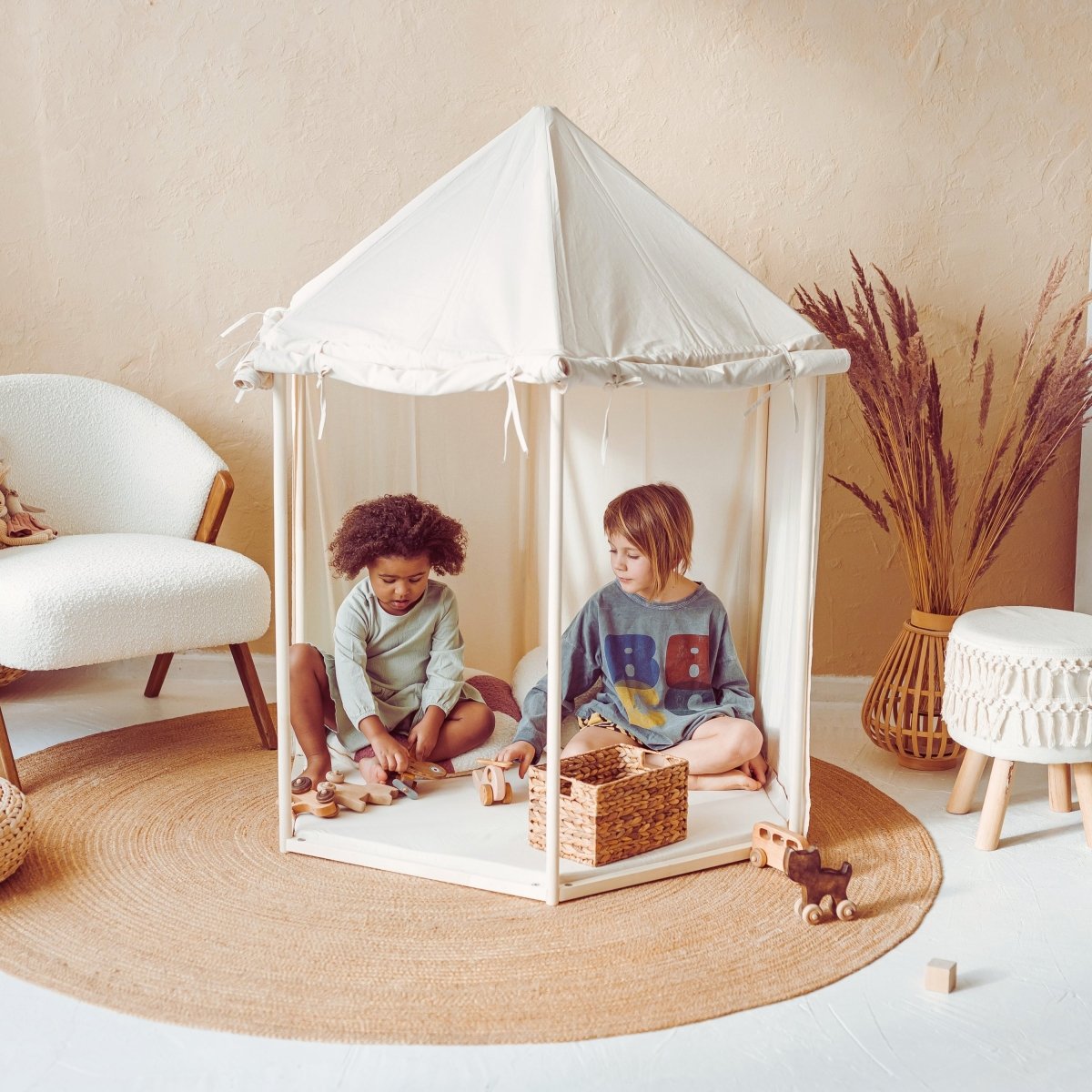MINICAMP Indoor Playhouse Tent in Pavilion Shape – Playhouses for children, available at Learning Bugs UK