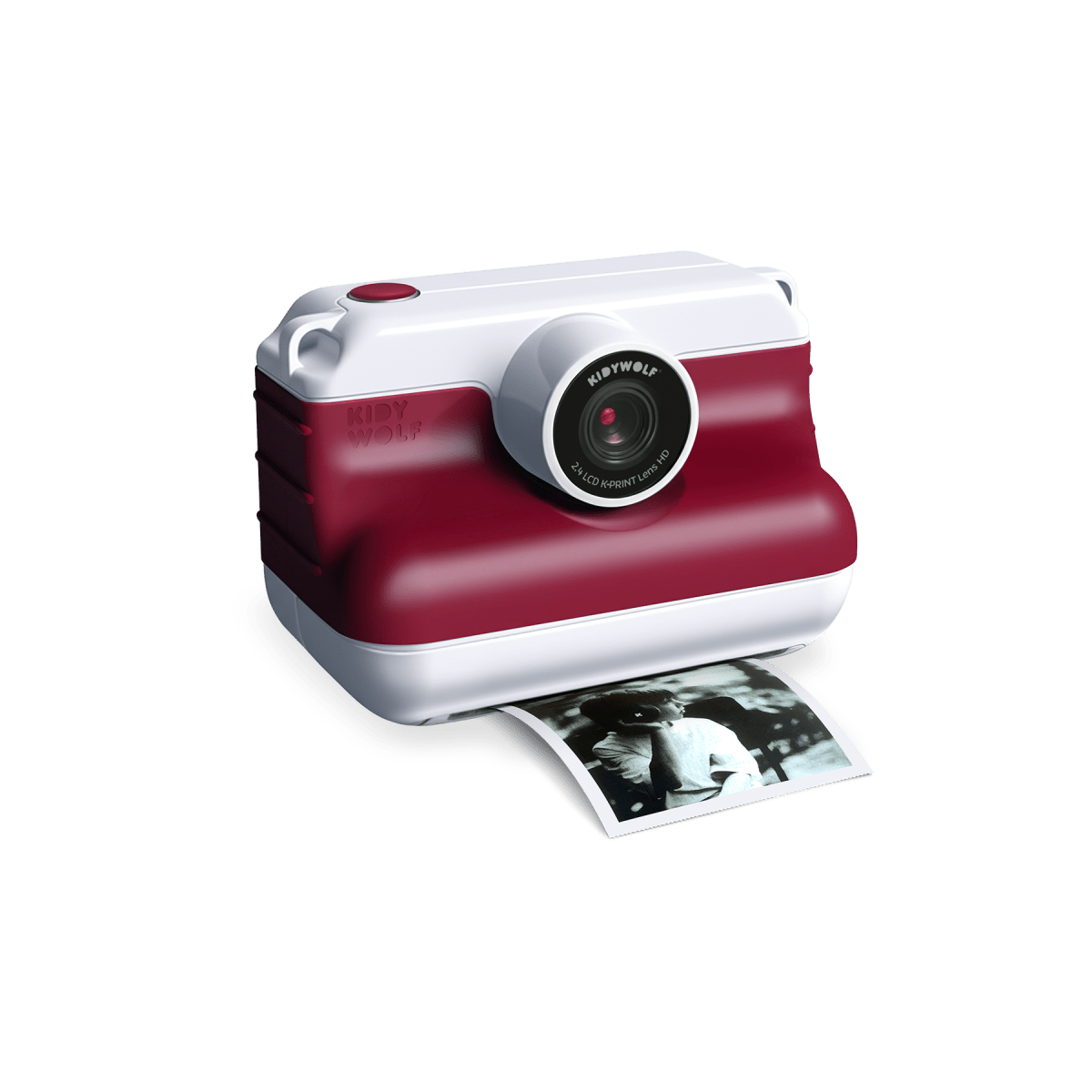 KPRINT Instant Thermal Printing Camera Red – Photos & Video for children, available at Learning Bugs UK