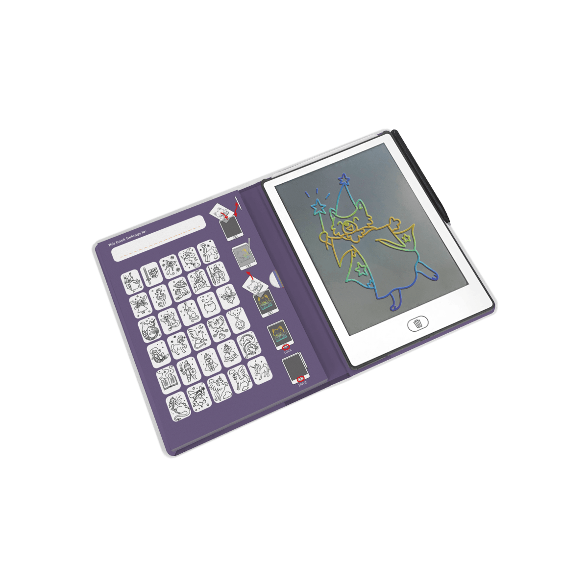 KIDYDRAW MINI LCD Drawing Tablet Once Upon a Time – Creativity & Learning for children, available at Learning Bugs UK